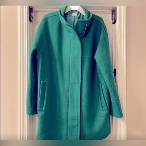 J. Crew Funnel Neck Wool Coat